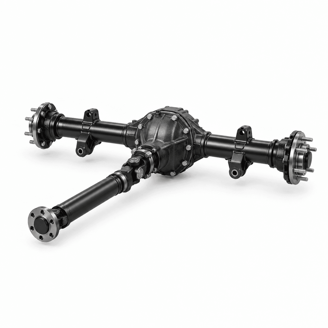 Japanese vehicle differential and axle drivetrain assembly